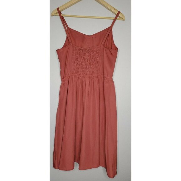 Kardashian Collection Womens Dark Blush‎ Faux Collar Cinched Waist Dress Large - Picture 2 of 4